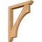 Ekena Millwork Westlake Slat Smooth Bracket w/ Offset Brace, Western Red Cedar, 5 1/2"W x 36"D x 44"H BKT0604X36X44WTL06SWR - alternate 1